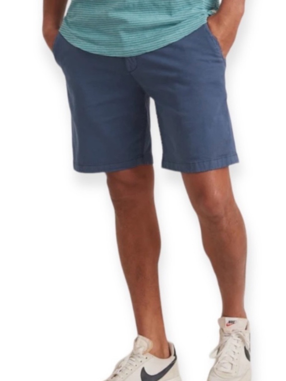 Men’s Marine Layer Stretch Twill Chino Walk Shorts in Navy
